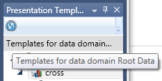 Info bar with ellipsis